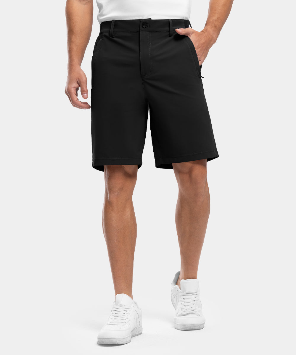 Fleksible og hurtigtørkende golfshorts for menn for fritidsbruk