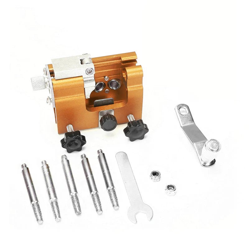 Slipejig for motorsagkjede
