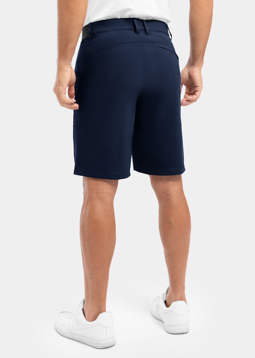 Fleksible og hurtigtørkende golfshorts for menn for fritidsbruk