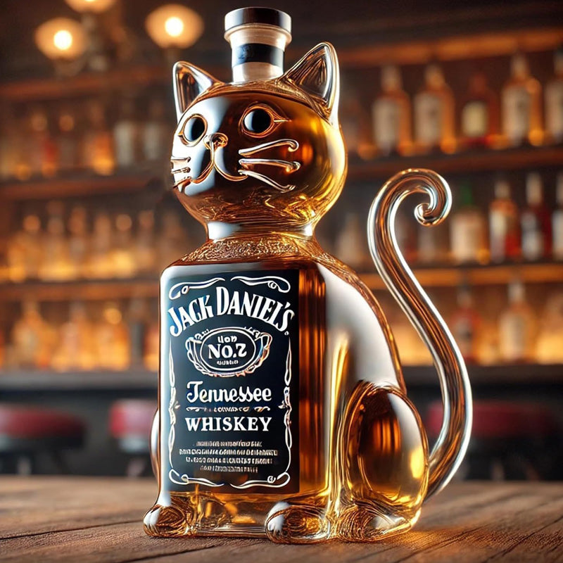 Kreativ whiskyflaske formet som en hund