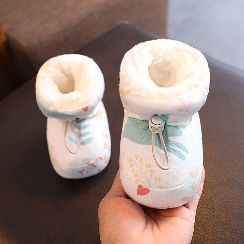 👶 Varme vinterstøvler med pels til babyen - Varme babystøvler