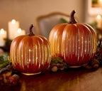 🎃Halloween-salg 49 % RABATT🎃Gresskar med blinkende lys