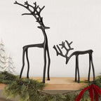 🎅 Julebestselger 🦌 Svart reinsdyrfigur, julepynt