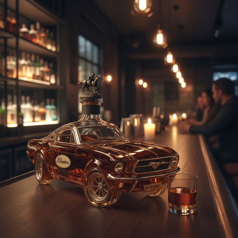Bronco Whiskyflaske