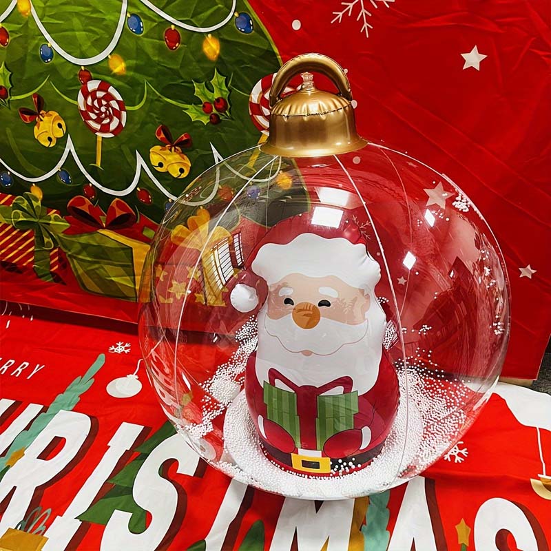 Oppblåsbare julekulepynter