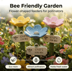 🌸Flower-shaped resin bee watering station🐝💧