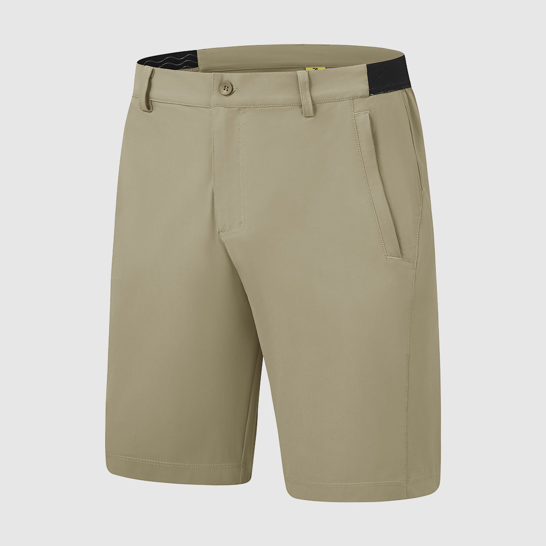 Fleksible og hurtigtørkende golfshorts for menn for fritidsbruk