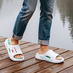 🥳SOMMERSALG🥳💞OVER 50 000 SOLGT!💥49 % RABATT! 🔥Sklisikre skysandaler med tykke såler for menn