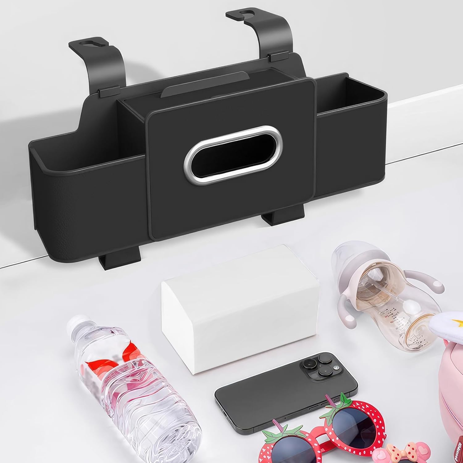 3-in-1 Car Backseat Organizer – Keep Your Ride Clean & Organized!