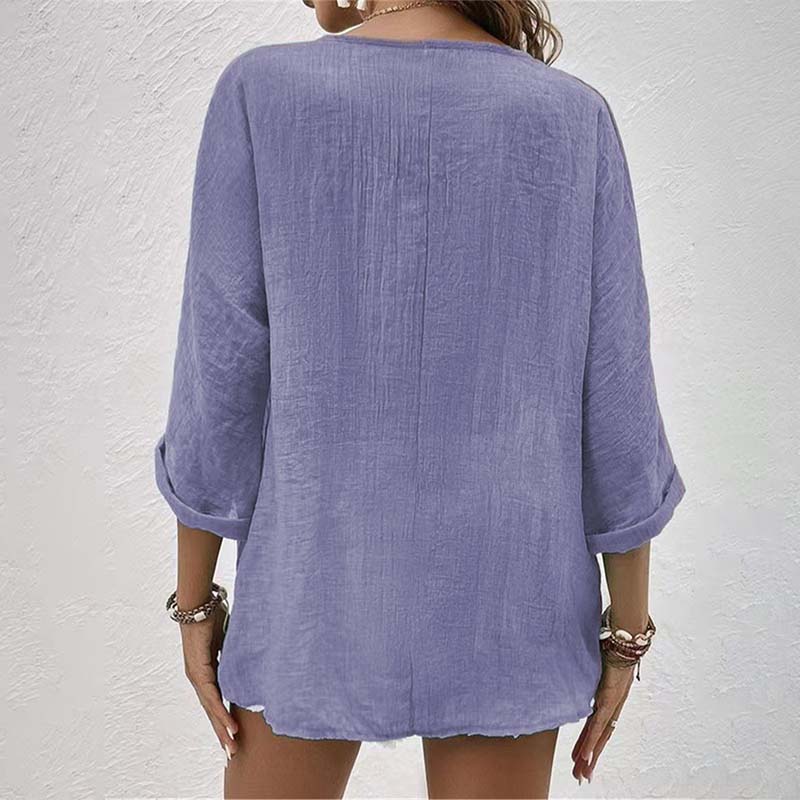 ✨Tidsbegrenset tilbud 45 % RABATT🎁Topp med V-hals