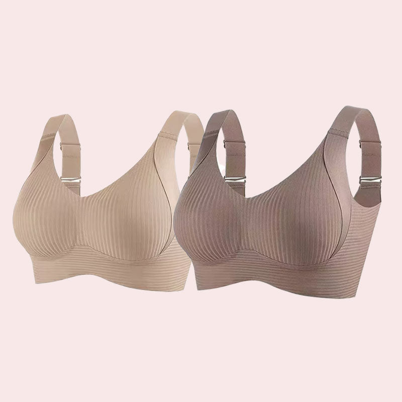 🏆️Ribbet push-up justerbar uten bøyle-BH for kvinner