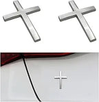 Köp en, få en gratis! ✝️ Metallklistermärke med Jesus Kristus på korset