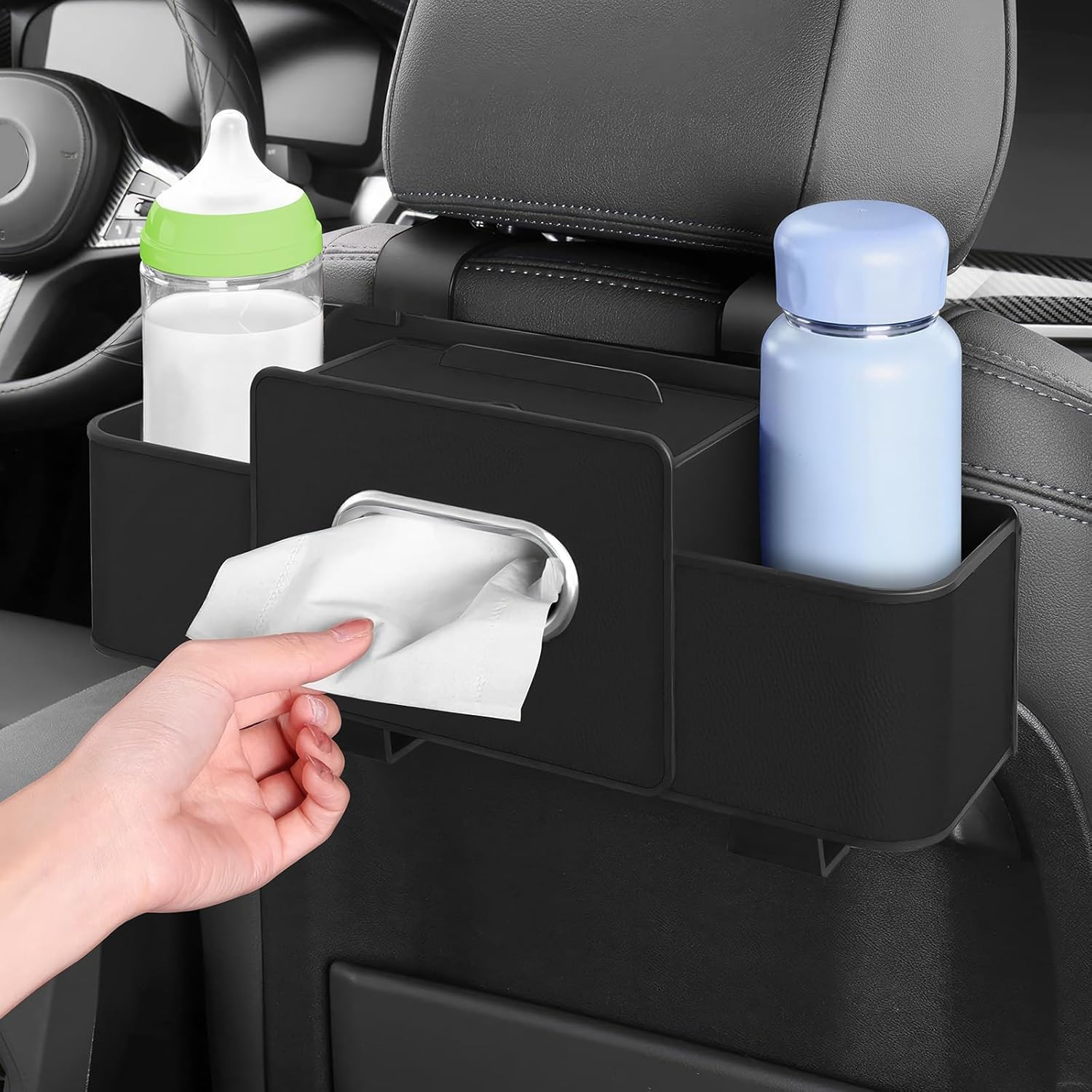 3-in-1 Car Backseat Organizer – Keep Your Ride Clean & Organized!