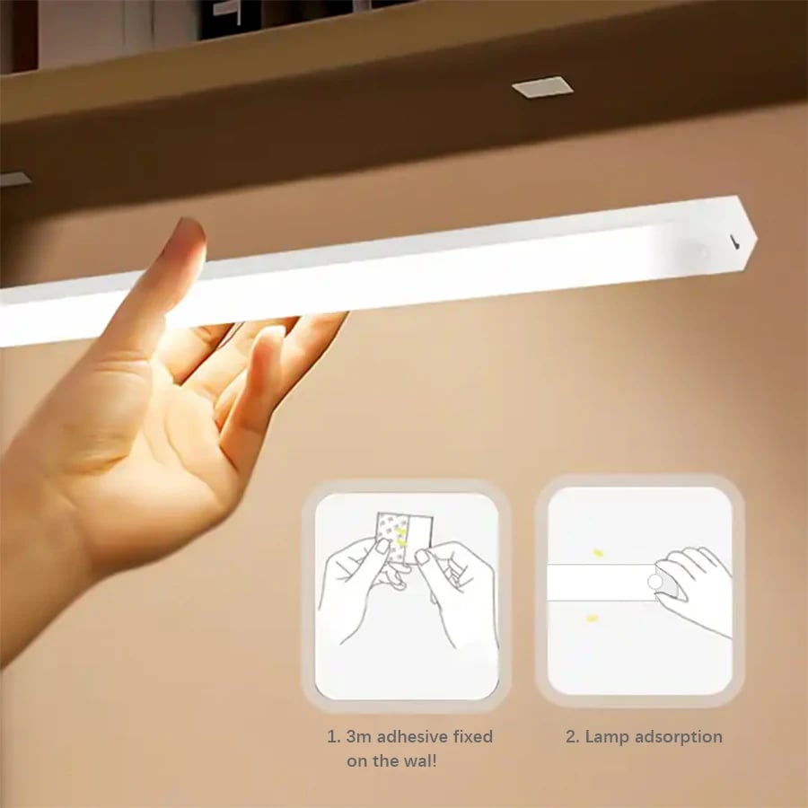 🔥NYÅRSREA - Oppladbare LED-lamper uten stans Smart Sensor Magnetic