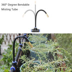 🔥Superdeal! 40 % rabatt! – 360° buet automatisk vanningssystem – Effektiv vanning for hele hagen