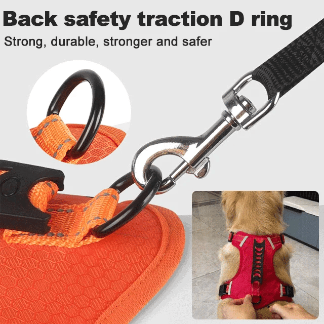 🔥 50 % BLACK FRIDAY-SALG! 🐕‍🦺 Hundesele mot drag 🐾 Slutt på rykking i båndet!