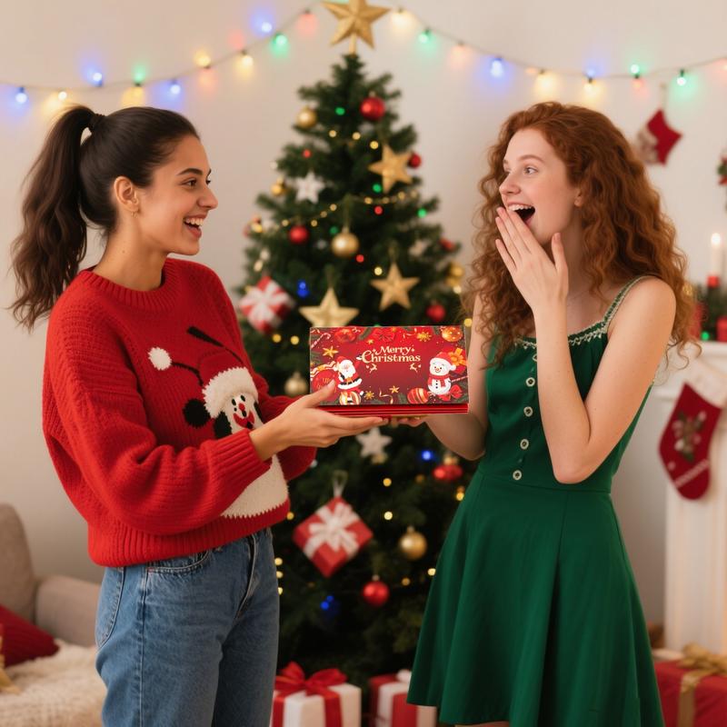 🎄 Julekonvolutt med kontanter og pengeklips