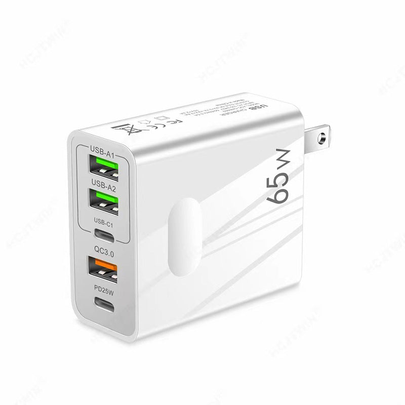 65 W superrask lader – Slipp løs full hastighet for din 3-i-1-kabel