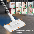 💥 Siste dag! 50 % rabatt 💥Engangsmopp med 4 gjenbrukbare kluter