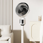 ⚡ 50 % RABATT - TILBUD I BEGRENSET TID! ⏱️Komfortabel gulvvifte med luftstrøm og energisparing, drevet via USB🍃