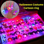 LED-lys Halloween-lysring - Sett med 50 stk.