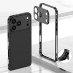 iPhone-deksel med bart metallramme, varmespredningsfunksjon og sjøhestspenne