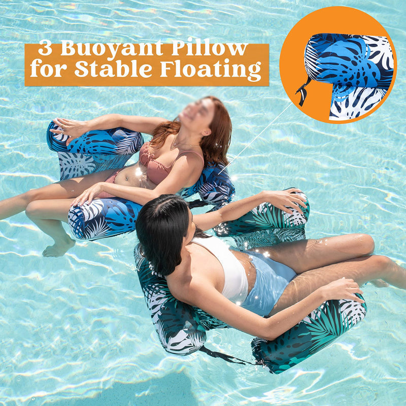 🏊 50 % RABATT! 💺 Oppblåsbar flytestol – Komfortabel, stabil og perfekt for avslapning på vannet 🌊