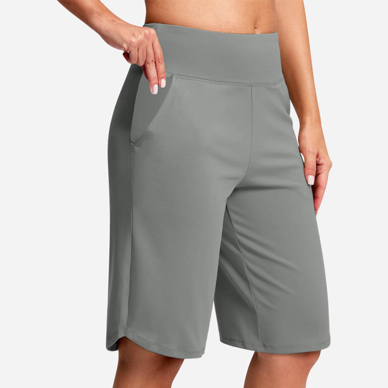 ⚡ 50 % RABATT - TILBUD I BEGRENSET TID! Yogashorts med høy midje og lommer til dame