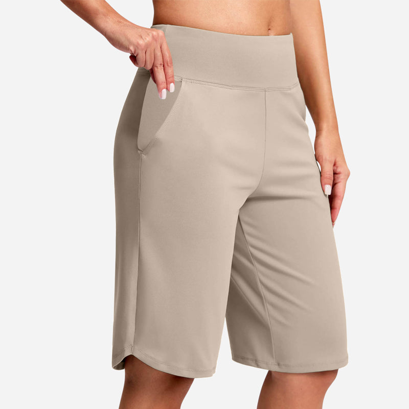 ⚡ 50 % RABATT - TILBUD I BEGRENSET TID! Yogashorts med høy midje og lommer til dame
