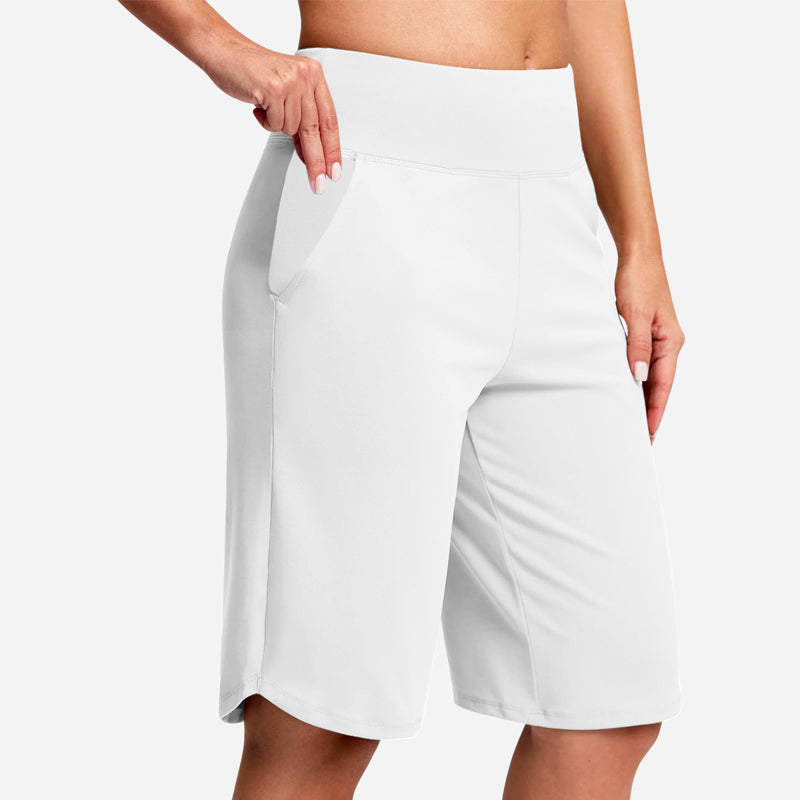 ⚡ 50 % RABATT - TILBUD I BEGRENSET TID! Yogashorts med høy midje og lommer til dame