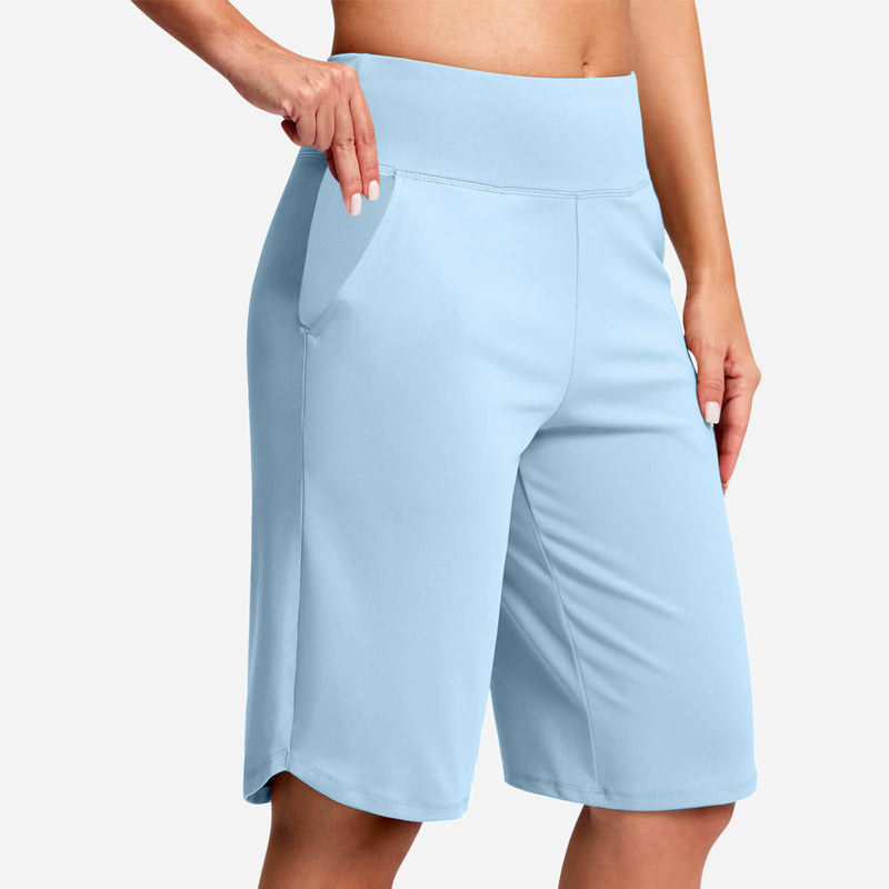 ⚡ 50 % RABATT - TILBUD I BEGRENSET TID! Yogashorts med høy midje og lommer til dame