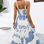 ⏳Limited-time 50% off⏰Women's Floral Print Spaghetti Strap Dress🌿👗